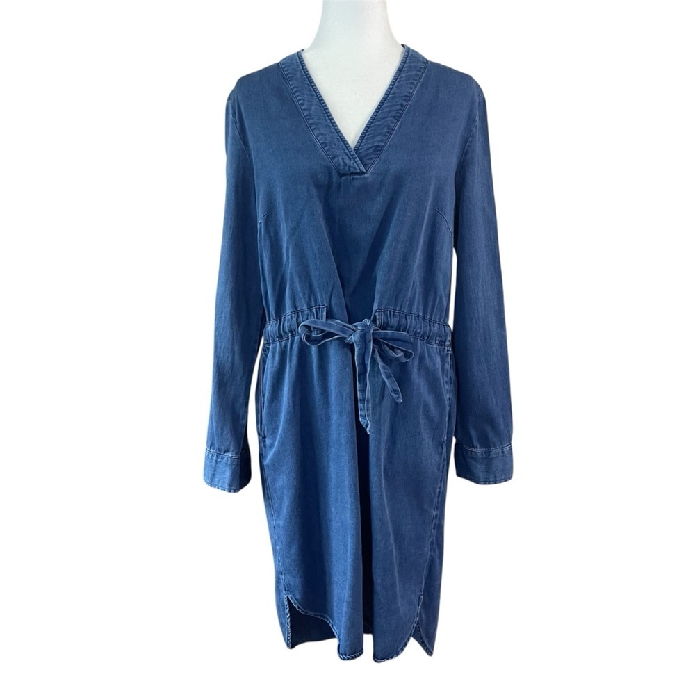 Part Two Blue Denim Maris Dress US 10